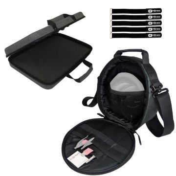 Clutch CL-HPB007 Headphone Gear Bag with 17" x 11" x 3" EVA Case