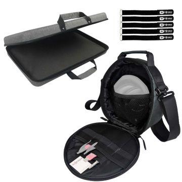 Clutch CL-HPB007 Headphone Gear Bag with 22" x 13" x 4" EVA Case