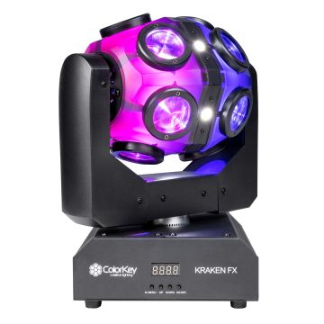 ColorKey CKU-1070 Kraken FX QUAD Color LED Effect Light with Blinder