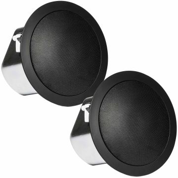 (2) JBL Professional Control 12C/T Compact Ceiling Loudspeakers (Black)