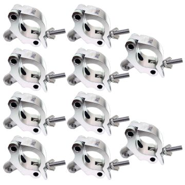 (10) Global Truss Coupler Clamp/N - Medium Duty Narrow Clamp with Half Coupler
