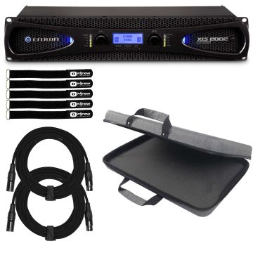 Crown Amplifiers XLS 2002 Two-channel Power Amplifier with EVA Case