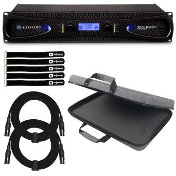 Crown XLS 1502 Two-channel 525W Power Amplifier with Controller Case