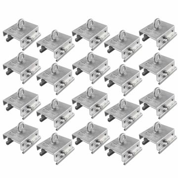 (20) Trusst CT-TENT Adjustable Tent Clamps for Clear Span Tents using Keder Grooved Beams