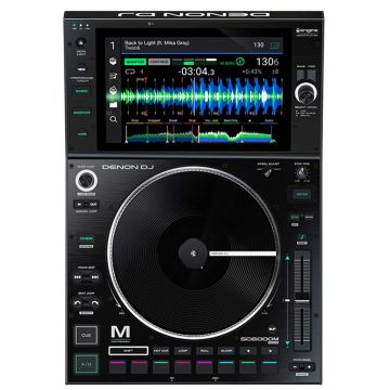 Denon DJ SC6000M PRIME Professional DJ Media Player with 8.5" Motorized Platter and 10.1" Touchscreen Top View