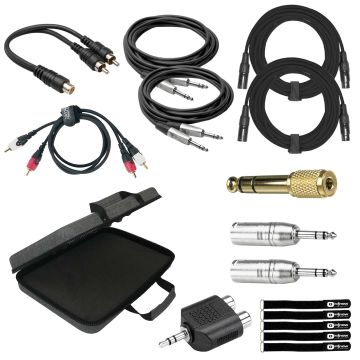 Clutch CL-E171103GY Multipurpose Padded Shell Utility Case with Cables