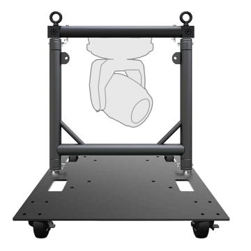 Global Truss Modular Lighting Quick Grid Section for Moving Heads in Black Package