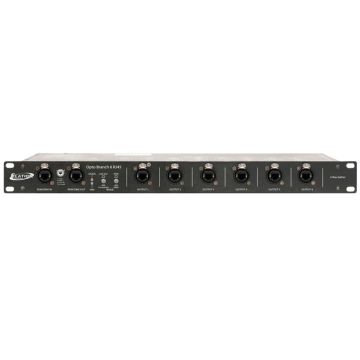 Elation Professional OPTO BRANCH 6 RJ45 19” Rack Mountable 6-Way DMX / RDM Data Splitter and Amplifier