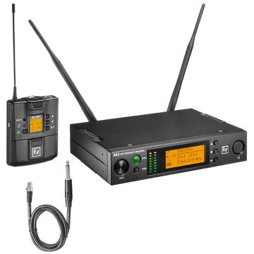 Electro-Voice UHF Handheld Wireless Set with GC3 Instrument Cable