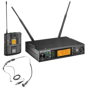 Electro-Voice UHF Wireless Set Featuring HW3 Headworn Microphone