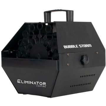 Eliminator Lighting Bubble Storm Black Bubble Machine