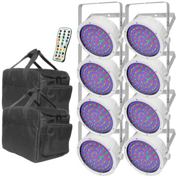 (8) Chauvet DJ EZpar 64 RGBA in White Bundle Small Image