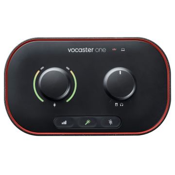 Focusrite Vocaster One Podcast Interface for Solo Content Creators
