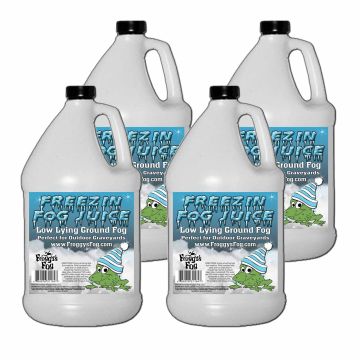 Froggy’s Fog FJ-FZ-1 Freezin Fog Outdoor Graveyard Low Lying Ground Fog Machine Fluid - 4 Gallons Small Image