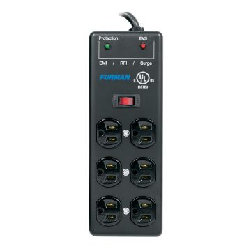 Furman SS6B-PRO 6 Outlet 2X3 15A AC Surge Strip Block