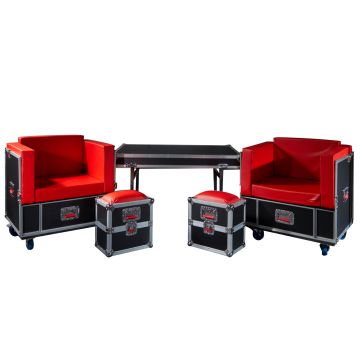 Gator Cases G-TOURLOUNGE G-Tour Series Furniture Set – Transforms into Shipping Case All