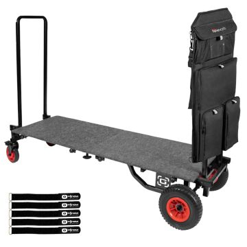 Gator Cases GFW-UTL-CART52 Folding Cart with 7-Pocket Accessory Bag