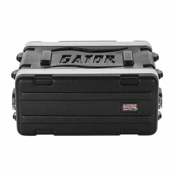 Gator Cases GR-4S Shallow Standard Molded PE 4U Audio Rack Case