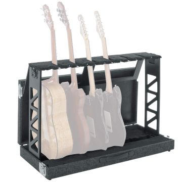 Gator Cases GTRSTD6 Rack Style 6 Guitar Stand That Folds Into A Case Gear Left