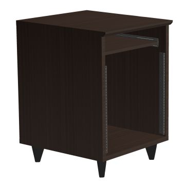 Gator Frameworks Elite Series 10U Studio Rack Table - Dark Walnut