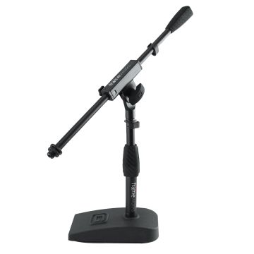 Gator Frameworks GFW-MIC-0821 Compact Base Bass Drum and Amp Microphone Stand with Single Section Boom