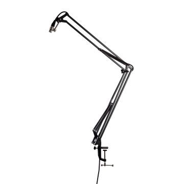 Gator Frameworks GFWMICBCBM1000 Desk-Mounted Broadcast Boom Mic Stand