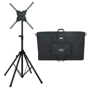 Gator Frameworks GFW-AV-LCD-15 Standard Quad Legged LCD/LED Stand with Transport Bag Package