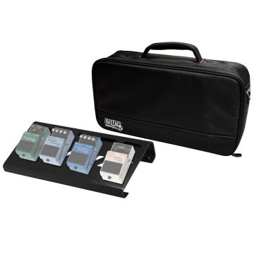 Gator Cases GPB-LAK-1 Small Black Aluminum Pedal Board with Carry Bag