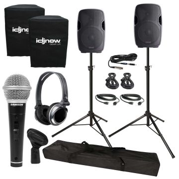 Gemini AS-1500P Active Speaker with 15" Woofer Duo Package Plus