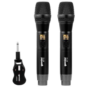 Gemini GMU-M200 Single Channel Dual UHF Metal Body Microphone