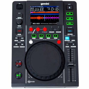 Gemini MDJ-600 Professional USB / CD Media Player and MIDI Controller Top
