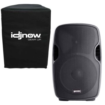 Gemini AS-1200P Active Speaker with 12" Woofer & Free IDJNow Speaker Cover