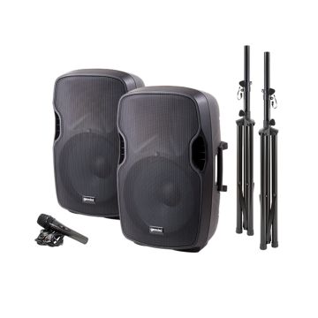 Gemini PA-SYS15 Complete Dual-Speaker PA Package