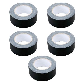 (5) Hosa Technology Black Gaffer Tape 2" x 30 Yard Rolls small image