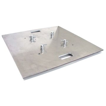Global Truss Aluminum Base Plate 30x30A with F24 Connecting Hardware [Base Plate 30x30 F24]