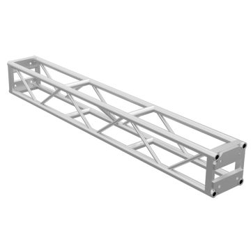 Global Truss DT-GP Square 8FT End Plated Straight Segment [DT-GP8] Right