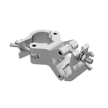 Global Truss Heavy Duty Dual Swivel Clamp, Silver
