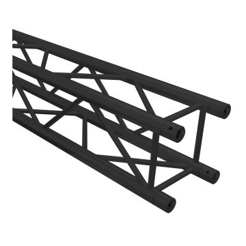 Global Truss SQ-4111 BLK F34 Series 4.92ft (1.5M) Straight Square Segment Truss with Black Powder Coat Finish