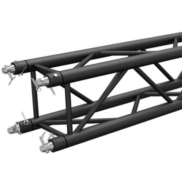 Global Truss 9.84FT (3.0m) Black Matte Powder Coat Square Segment [SQ-4114-BK]