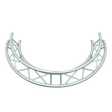 Global Truss TR-C2-ARC90 9.84FT Triangular Circle 2 x 90 Degree Arcs