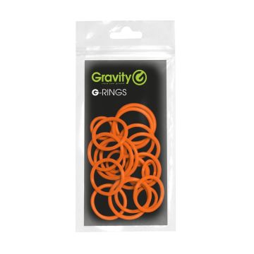 Gravity GRP5555ORG1 Universal Gravity Ring Pack in Electric Orange
