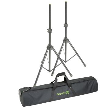 Gravity Stands SS 5211 B SET 1 Speaker Stands with Carrying Bag (Pair)