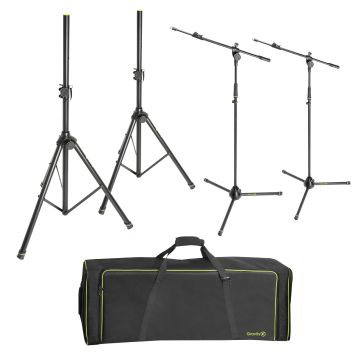 Gravity Stands SSMS SET 1 Set of 2 Speaker and 2 Microphone Stands