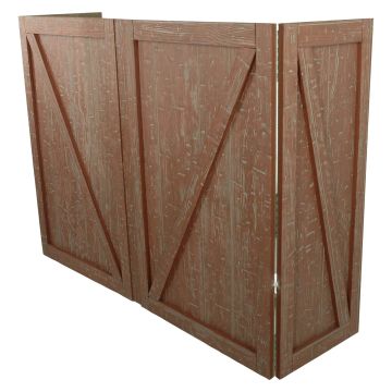 Grundorf BRN-R4863 Rustic Series Red Barn Facade