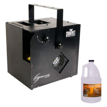Chauvet DJ Hurricane Haze 2D Haze Machine with 1 Gallon of Fluid Package