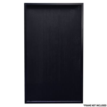 Headliner HL30501 Universal DJ Facade Scrim (Black) Framed