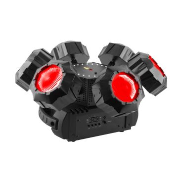 Chauvet DJ Helicopter Q6 Rotating Multi-Effect Light with Beams, Strobe, and Laser