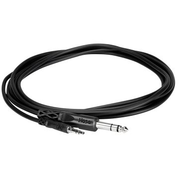 Hosa CMS-110 3.5 mm TRS to 1/4 in TRS 10FT Interconnect Cable