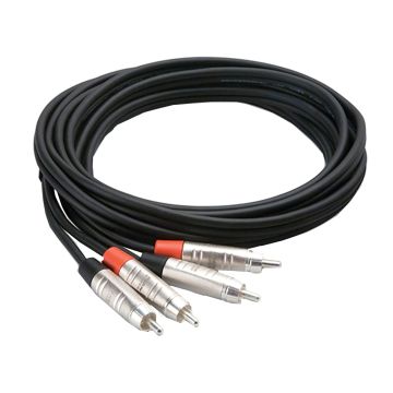 Hosa HRR-003X2 Dual REAN RCA to Same Pro Stereo Interconnect Cable