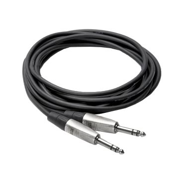 Hosa HSS-003 5FT REAN 1/4" TRS to 1/4" TRS Pro Balanced Interconnect Cable